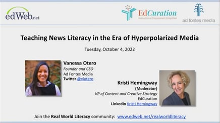 Teaching News Literacy in the Era of Hyperpolarized Media - YouTube